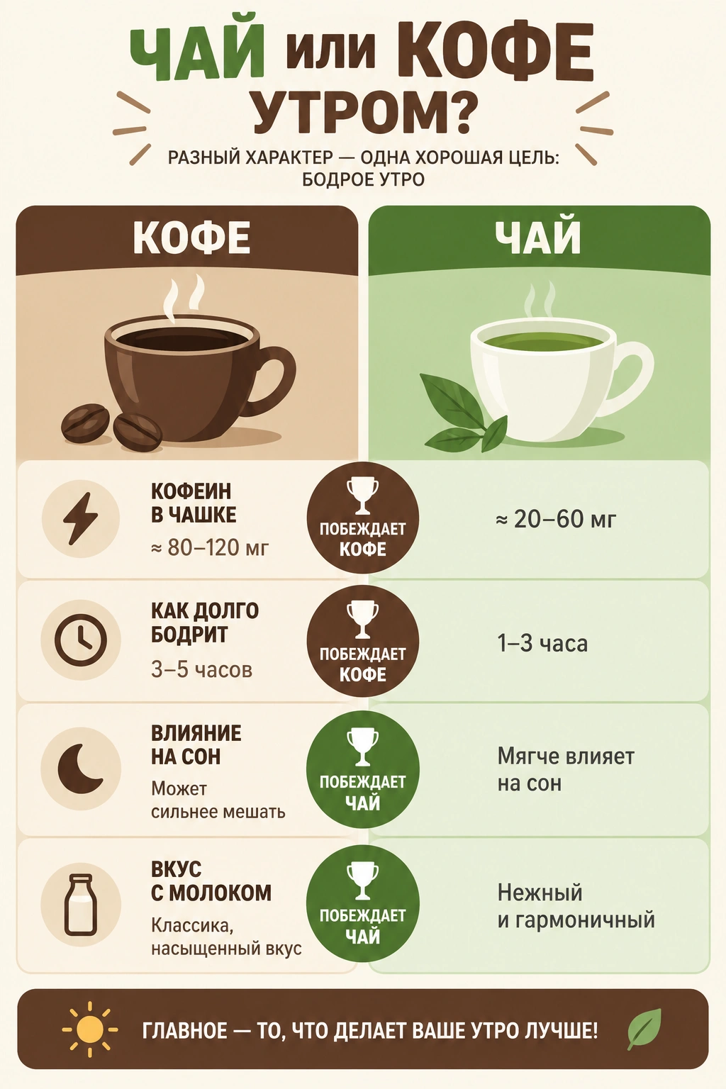 Сравнение в две колонки
