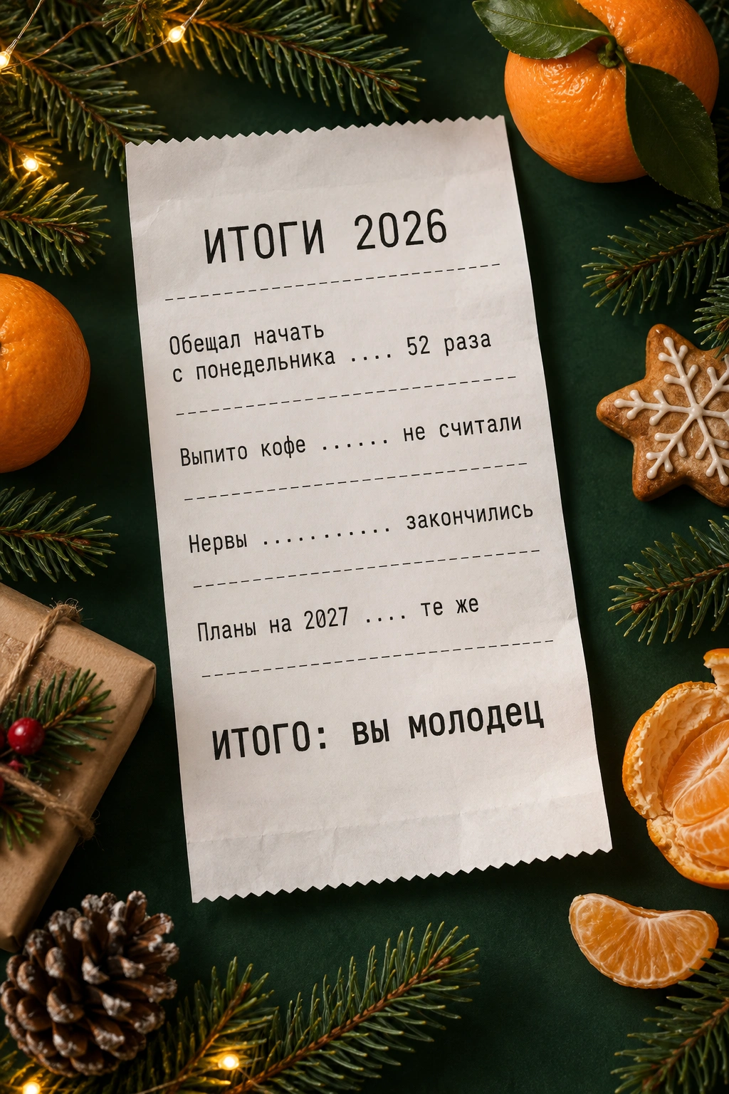 Чек «Итоги 2026»