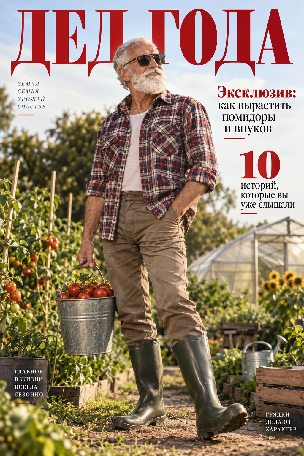 Обложка: Та же обложка, но дед позирует