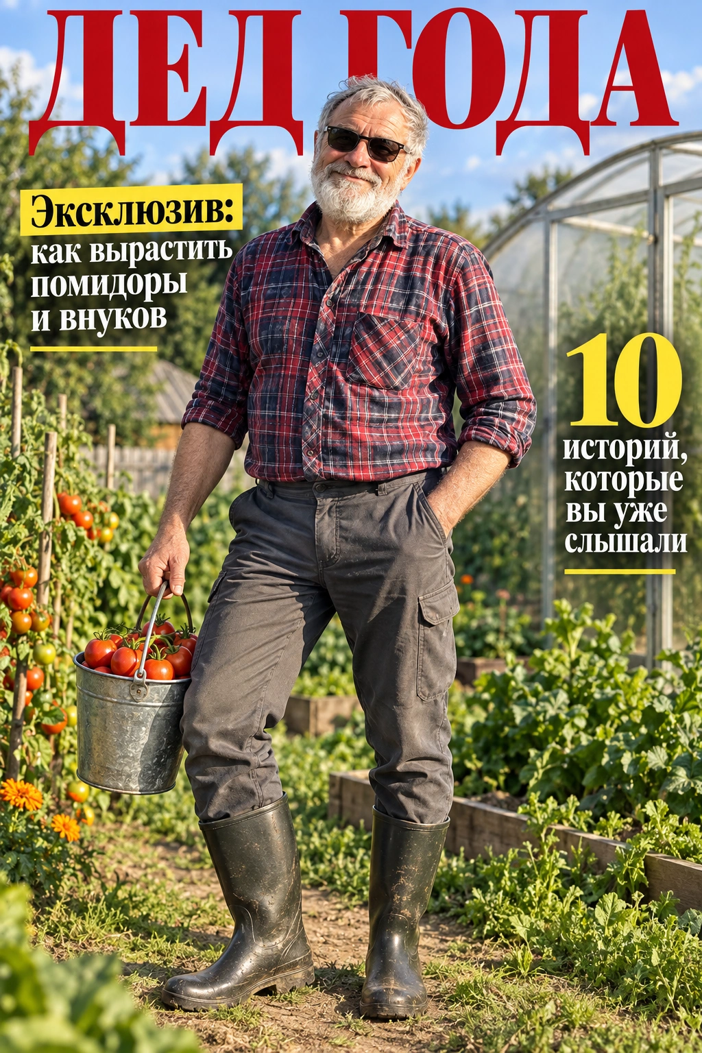 Обложка журнала «Дед года»
